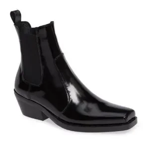 Jeffrey Campbell Shoes Jeffrey Campbell 6 Poker Chelsea Boot Black Box Black Tip Western Patent Leather Poshmark